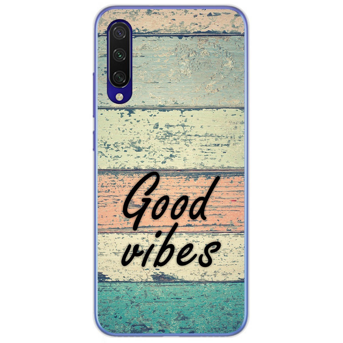Tumundosmartphone Funda Gel Tpu para Xiaomi Mi 9 Lite diseño Madera 01 Dibujos
