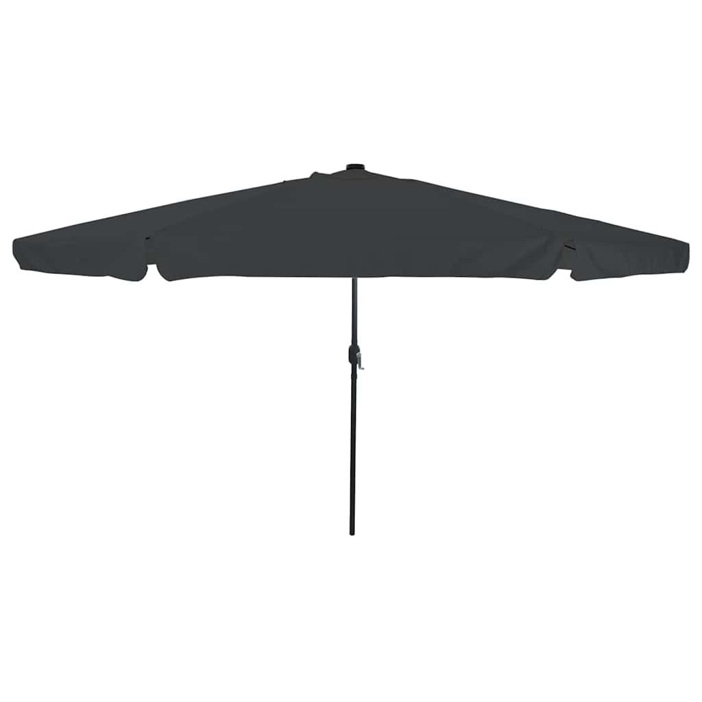 vidaXL Sombrilla de jardín Antracita 395 x 395 x 245 cm Poliéster