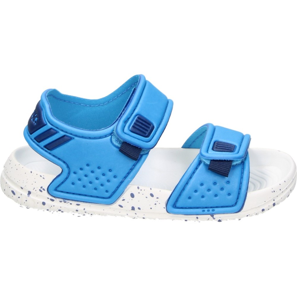 GARVALIN | Chancletas Garvalín para Niño – Piscinas en Color Azul con Suela Blanca – Chanclas con Doble Velcro – Cómodas – Para el Agua – Piscina – Playa – Máxima Sujeción – Modelo 262705-A008