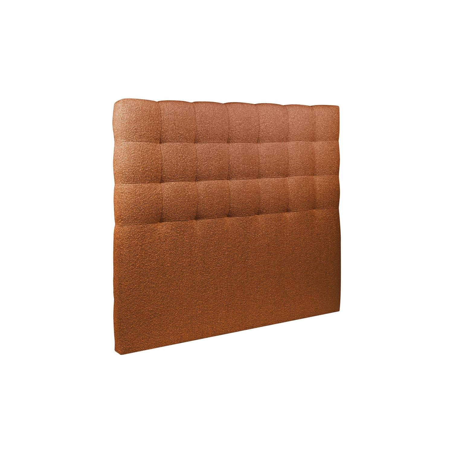 Cabecero acolchado de 160 cm - Tejido rizado Terracota
