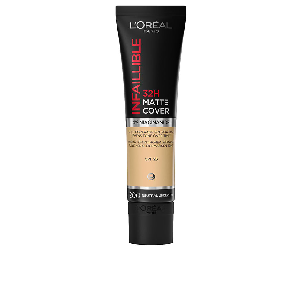 L'oréal Paris Infaillible 32H Matte Cover Foundation #200-Golden Sand 30 Ml Marca: Pequeño