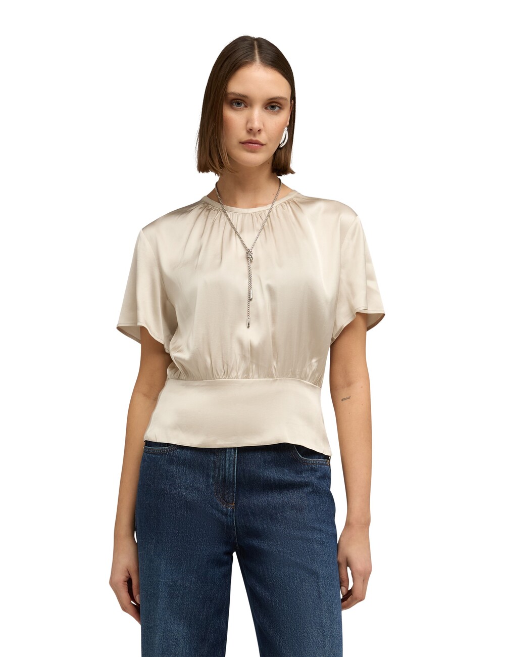 Motivi - Blusa de raso con banda