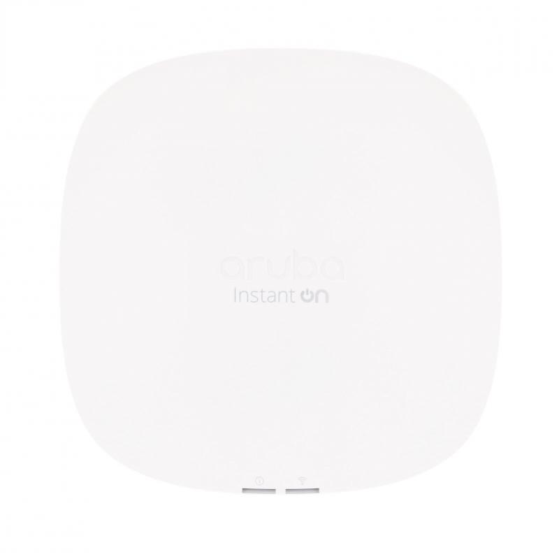 HPE Aruba Instant On AP25 con fuente de alimentación Punto de acceso 4x4 Wi-Fi 6 para interiores con capacidad PoE (R9B33A)
