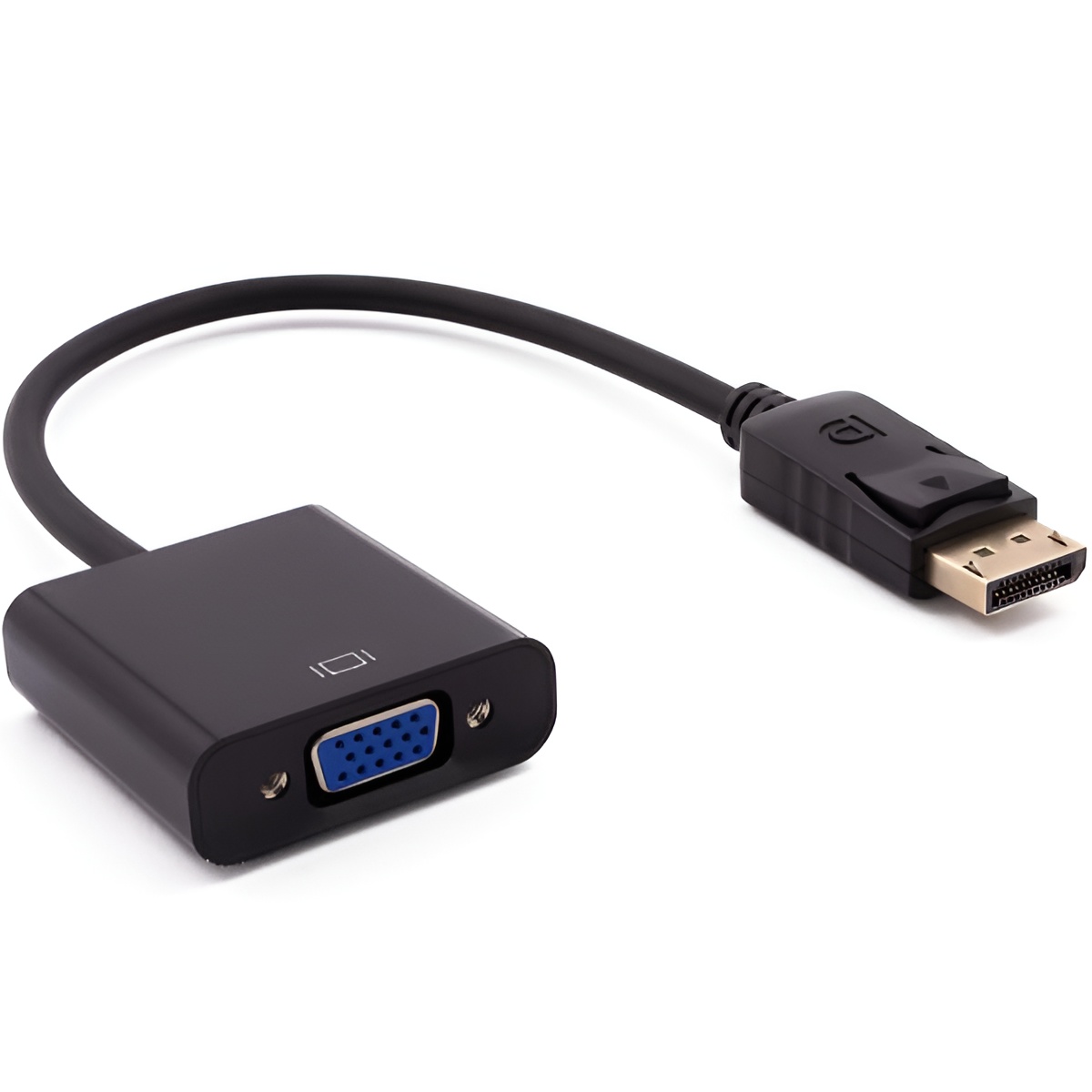 Nilox Adaptador DP a VGA de Alta Calidad para Conexión Estable