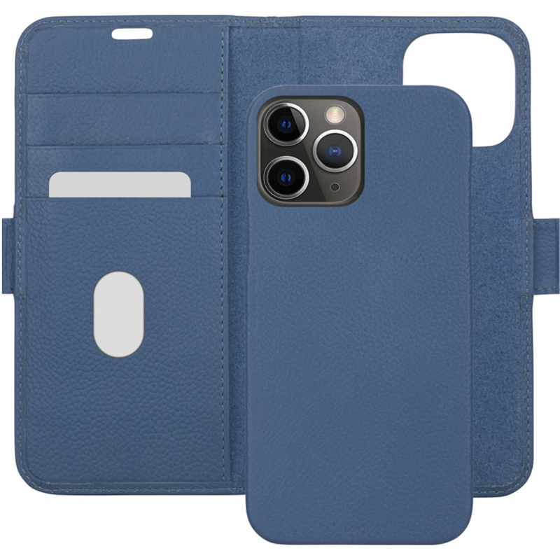 Nueva York - iPhone 13 Pro Max 6.7 "- Azul ultramarino - Funda de piel granulada granulada