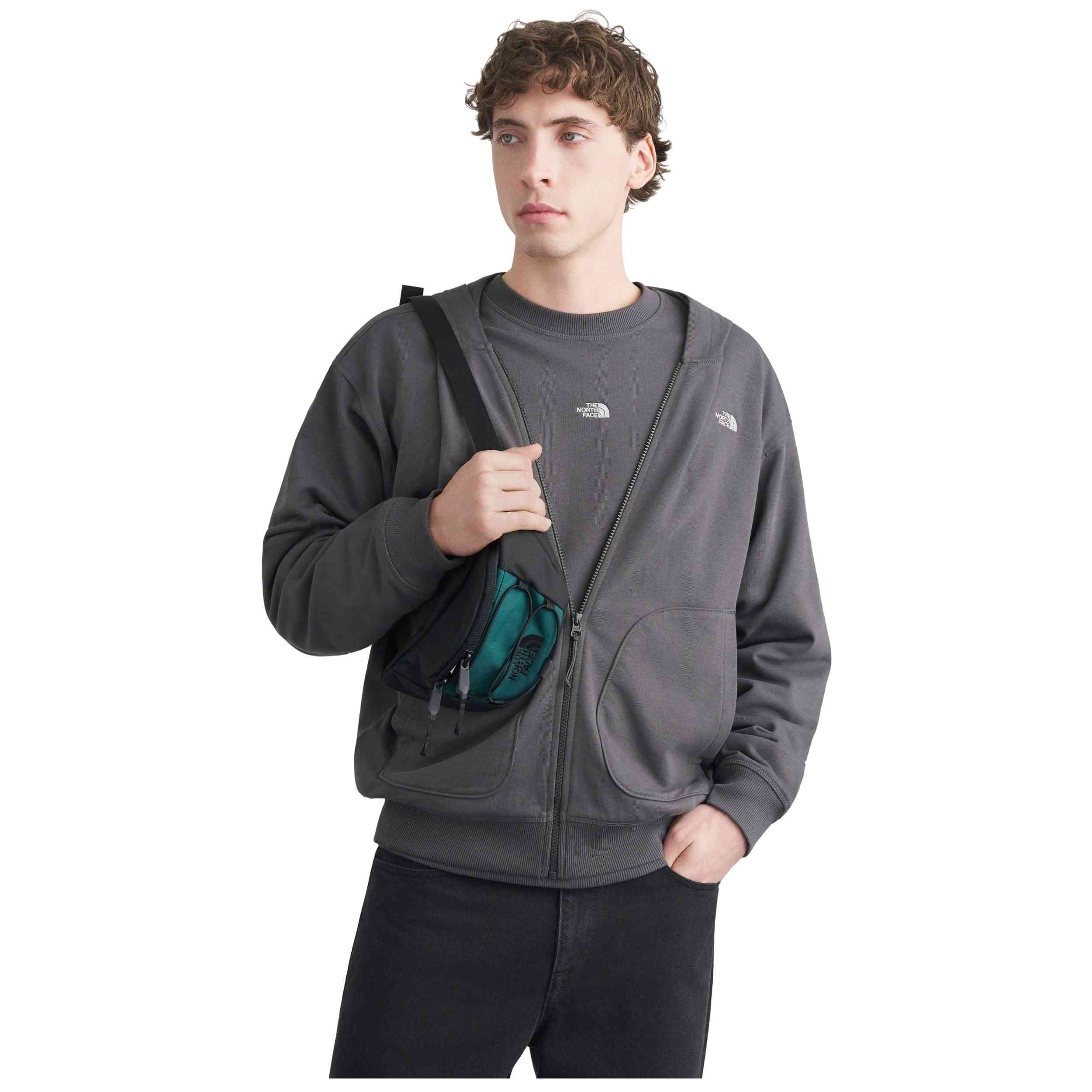 Sudadera Con Capucha The North Face modelo NF0A8GQGRHI1 para hombre y mujer en color Gris