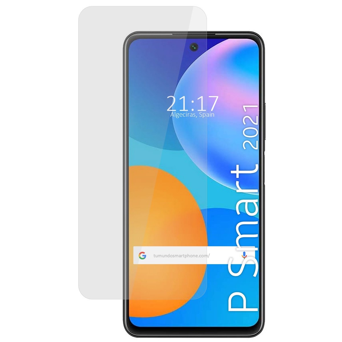 Tumundosmartphone Protector Cristal Templado para Huawei P Smart 2021 Vidrio