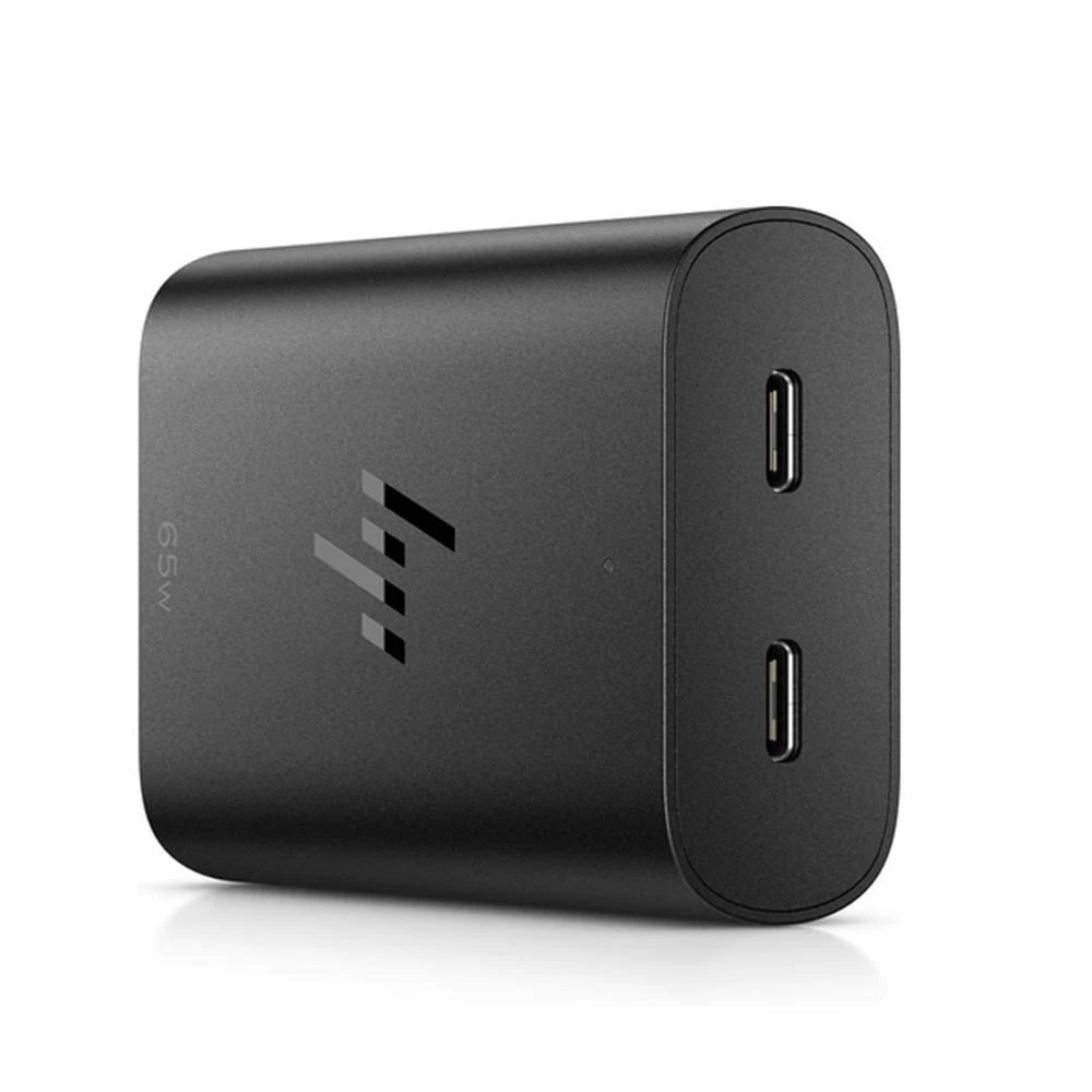 HP - Cargador 600Q8UT#ABB para portátiles HP Envy, carga rápida USB-C 20 V, compacto y resistente con protección contra sobrecargas