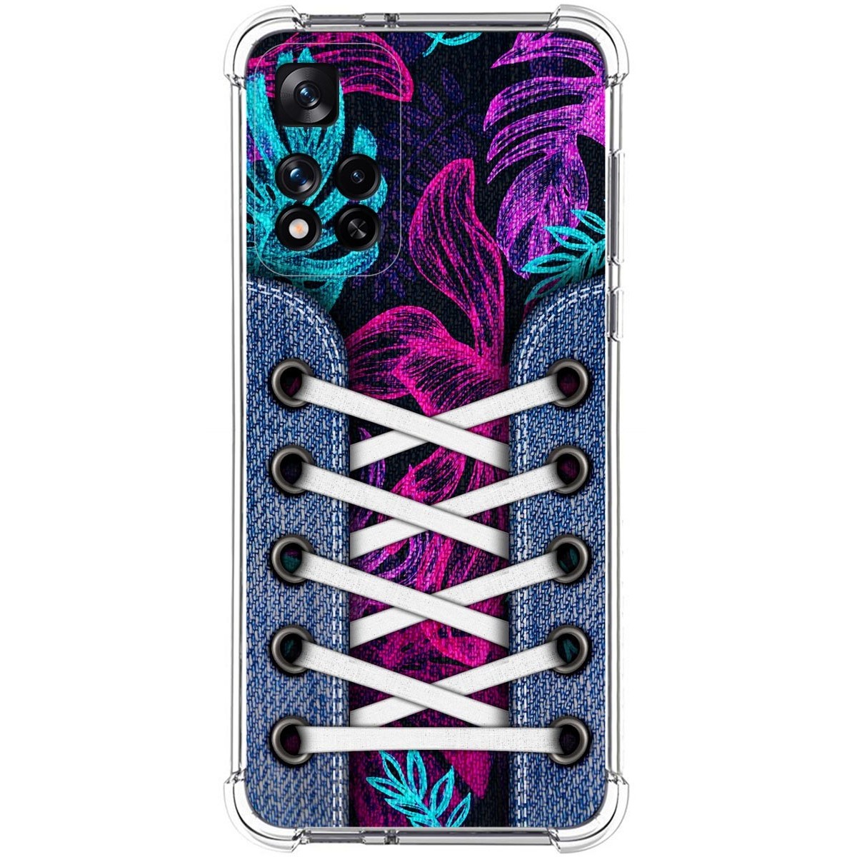 Funda Silicona Antigolpes para Xiaomi Redmi Note 11 Pro+ Plus 5G diseño Zapatillas 07 Dibujos