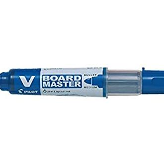 Pilot - V-Board Master- Rotulador de pizarra - Marcador - Azul - Begreen - Punta Conica Media - (Caja 10 unidades)