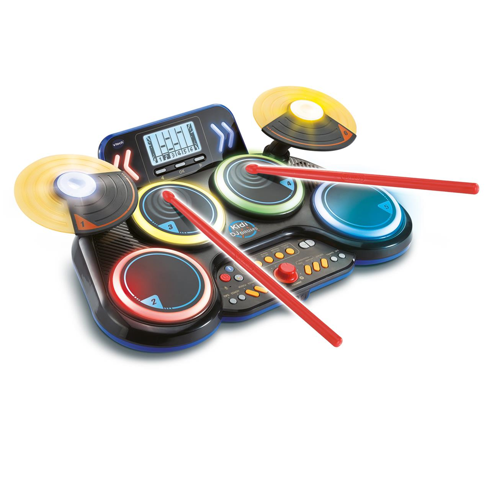 Kidi DJ Drums Batería electrónica 12,7x46,9x28,1 cm (Vtech 80-572622)