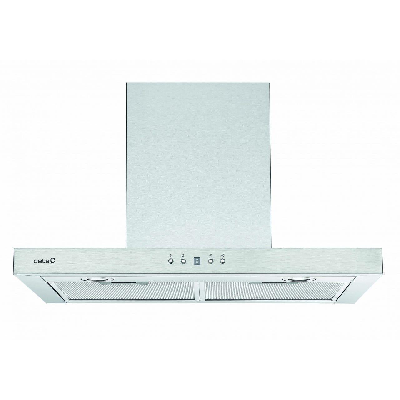 Campana Decorativa T Invertida CATA S PRO 7000 X 70cm 850m³/h Clase A Inox  | 65dB, Niveles Extracción 4