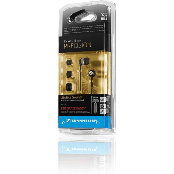 Sennheis CX 400-II Precision Black Earphones_voghion.com