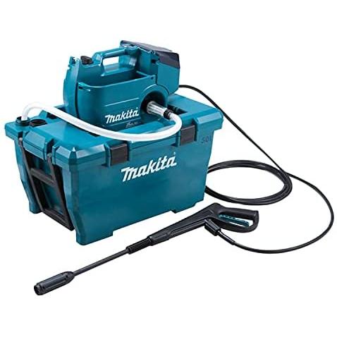 Makita DHW080ZK Limpiadora de alta presión o Hidrolimpiadora Vertical Batería 380 l/h Negro, Azul
