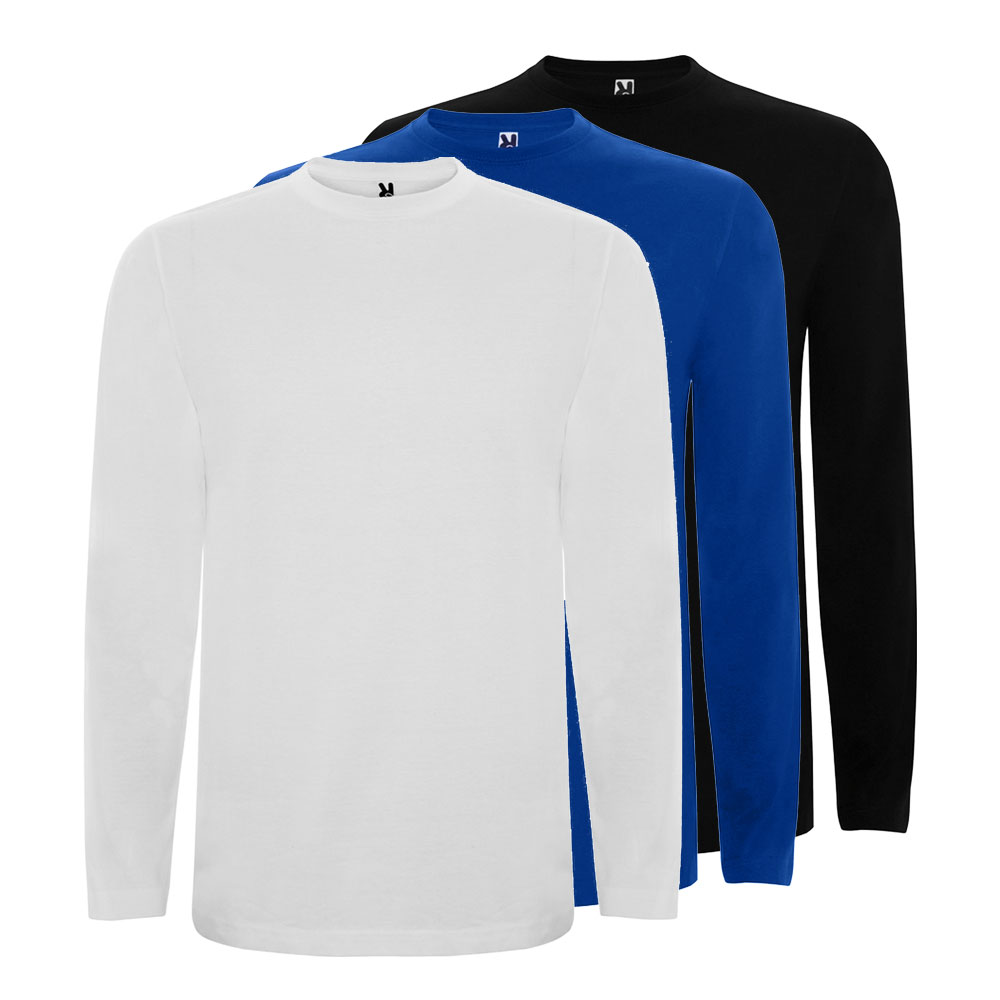 Pack 3 Camisetas ROLY de Manga Larga para Niños de Gran Calidad - Ideal para el Colegio y Vestir