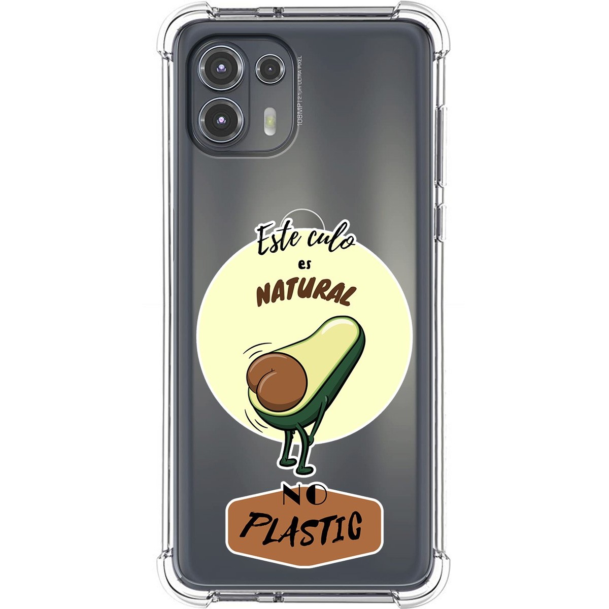 Funda Silicona Antigolpes para Motorola Edge 20 Lite diseño Culo Natural Dibujos