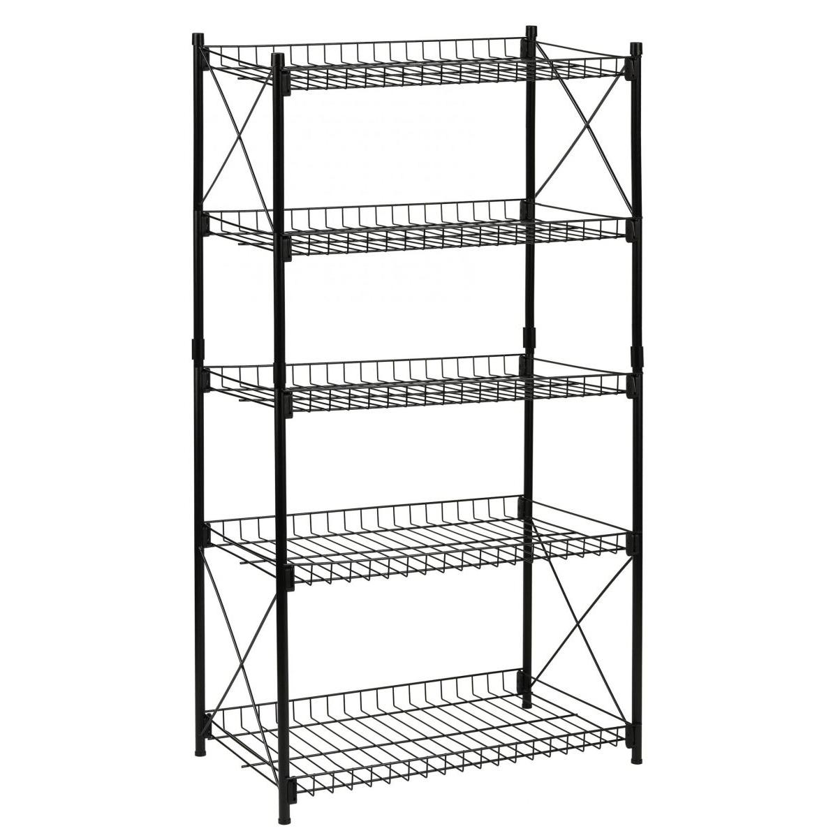 LILI HOME 🧱 Estantería Metálica Reforzada – 3, 4 o 5 Niveles | Blanco o Negro Organiza cualquier espacio con estilo, practicidad y resistencia. Es ideal para el hogar, oficina, cocina, baño, garaje o incluso locales comerciales. Fácil montaje sin tornill