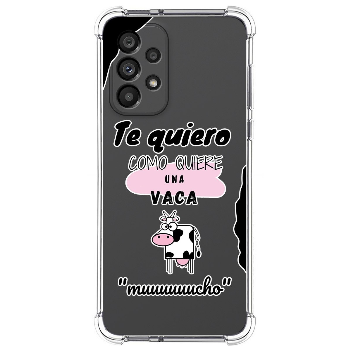 Funda Silicona Antigolpes para Samsung Galaxy A33 5G diseño Vaca Dibujos