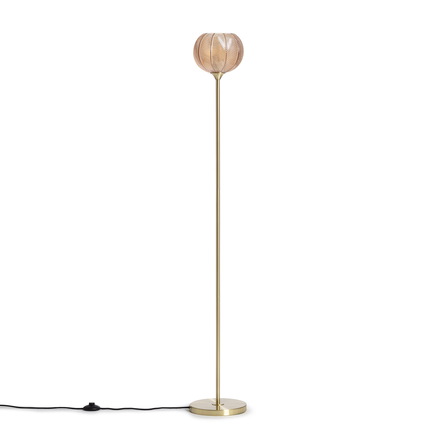 Ledkia Lámpara de Pie Klimt Metal y Cristal Diseño Clásico