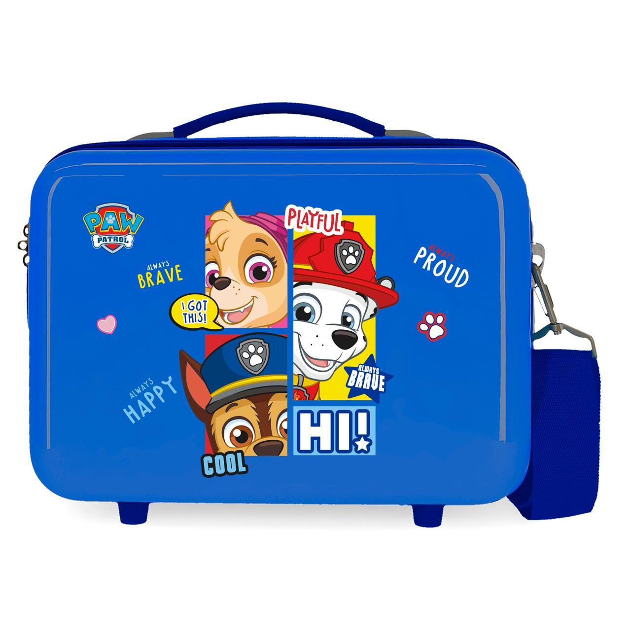Patrulla Canina Neceser De Viaje ABS La Patrulla Canina Be Happy Azul