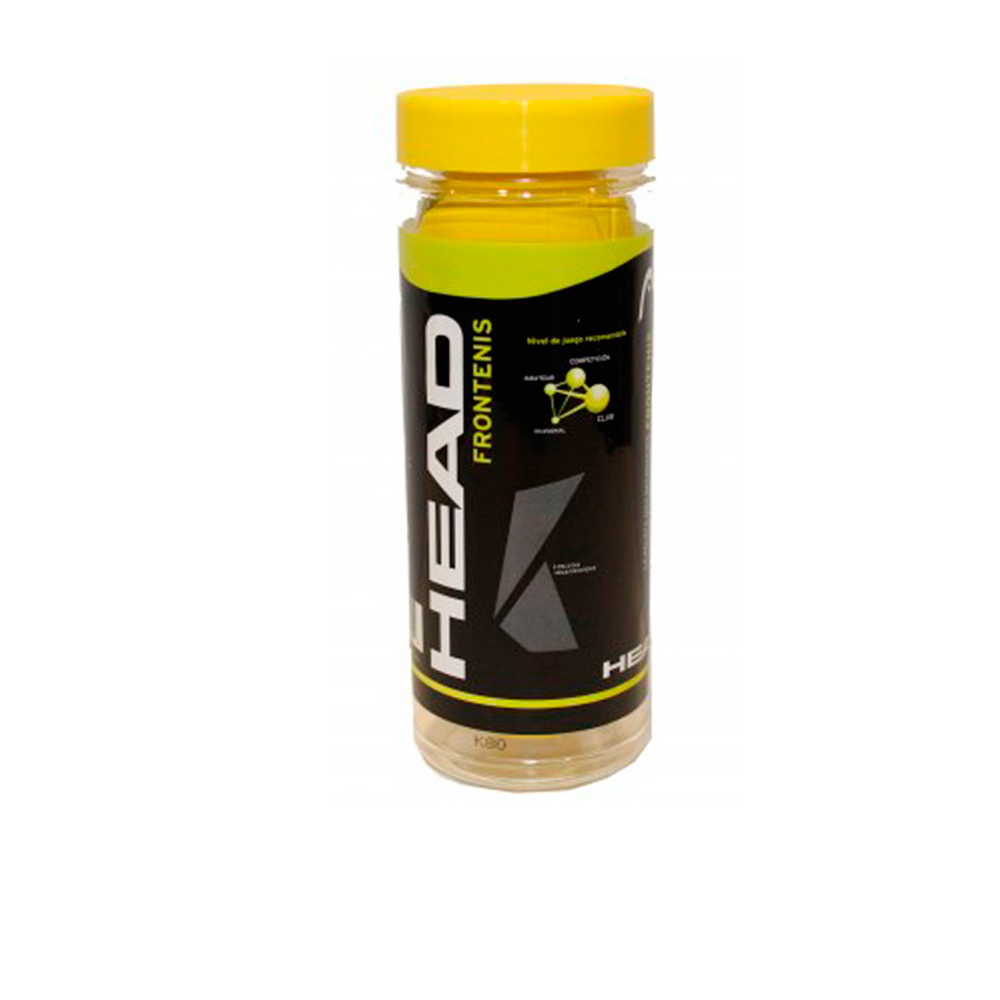 HEAD FRONTENIS AMARILLO BOTE DE 3