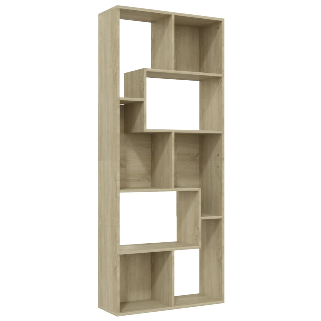 Vidaxl Estantería Librería Madera Contrachapada 67x24x161 Cm Blanco