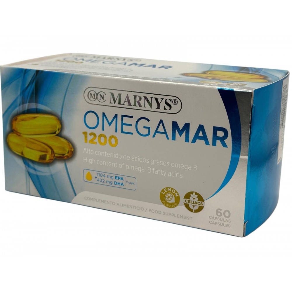 OMEGAMAR 1200MG (Omega 3) 60 perlas de Marnys