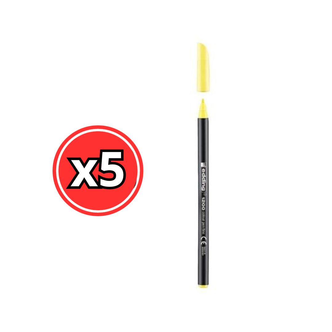 ROTULADOR EDDING 1200 - COLORES VARIADOS - PACK DE 5 UNIDADES