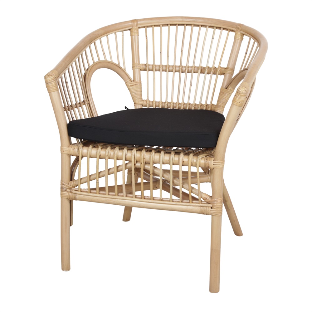 Silla De Ratán Natural Kelek - Misterwils Furniture For Free Souls 61x81x62