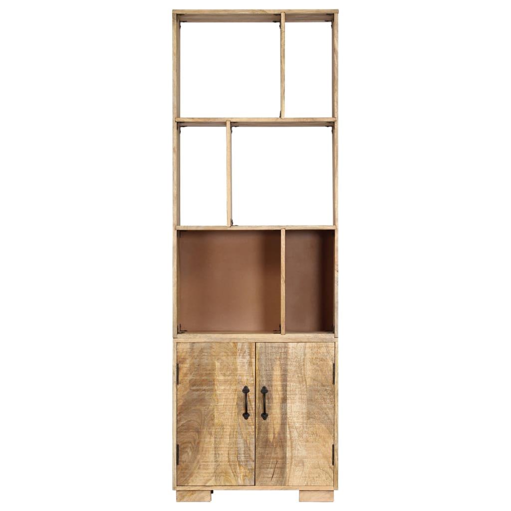 Estantería Vidaxl Madera Maciza de Mango 60x35x180 Cm Multicolor