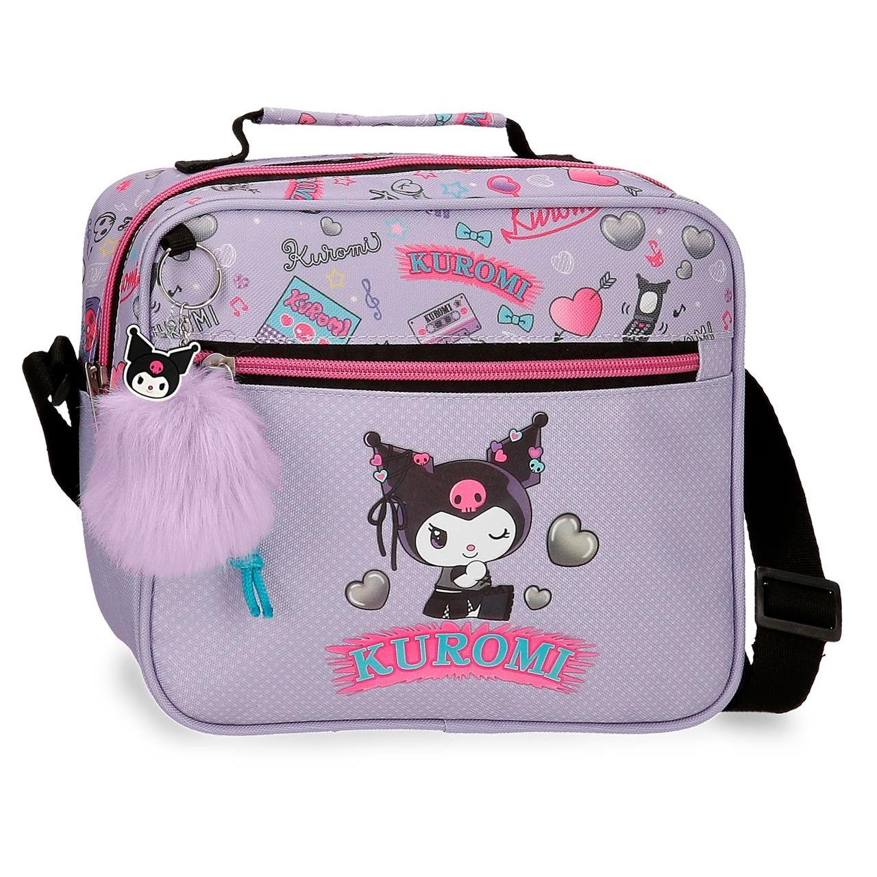 Portamerienda térmica Kuromi Retropop Morado