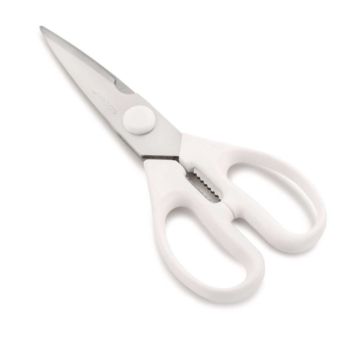 Arcos Tijeras de Cocina Profesionales, Hoja de Acero Inoxidable 195 mm, Mango Ergonómico de Polipropileno, Corte Preciso y Duradero, Serie Prochef