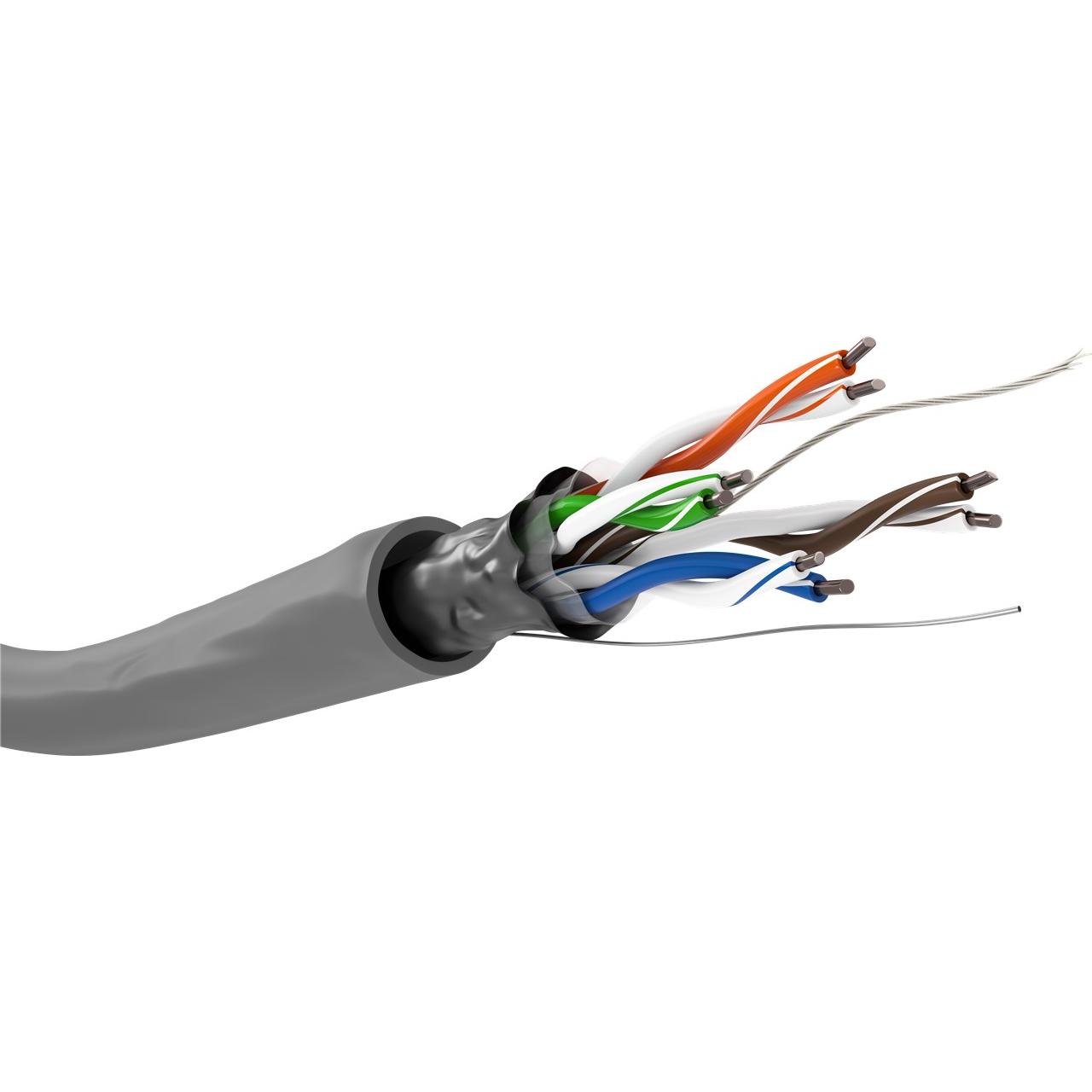 Goobay 95707 cable de red Gris 305 m Cat5e F/UTP (FTP)
