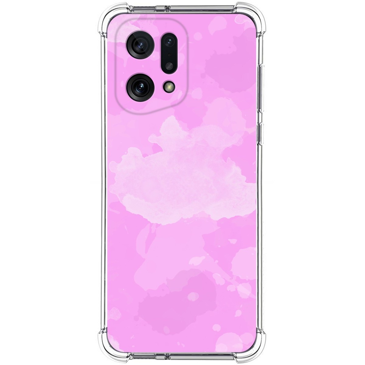 Funda Silicona Antigolpes para Oppo Find X5 5G diseño Acuarela 04 Dibujos