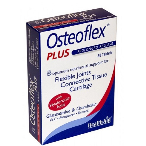 Health Aid Osteoflex Plus 30 Tab - Apoyo para Tejido Conectivo y Cartílagos Saludables