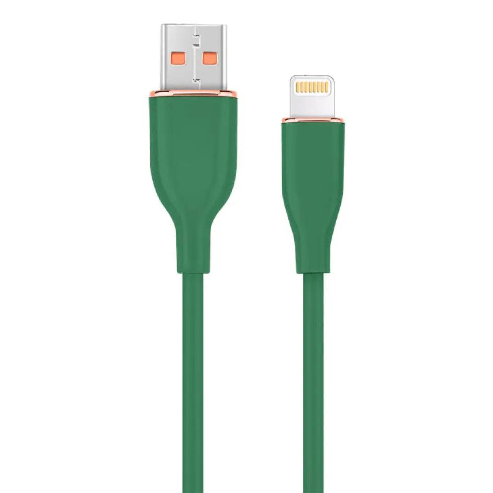 Gembird Premium Silikon Lade-Datenkabel 1.5 m Grün - CC-USB2S-AM8PM-1 - Digital/Daten - 1.5 m