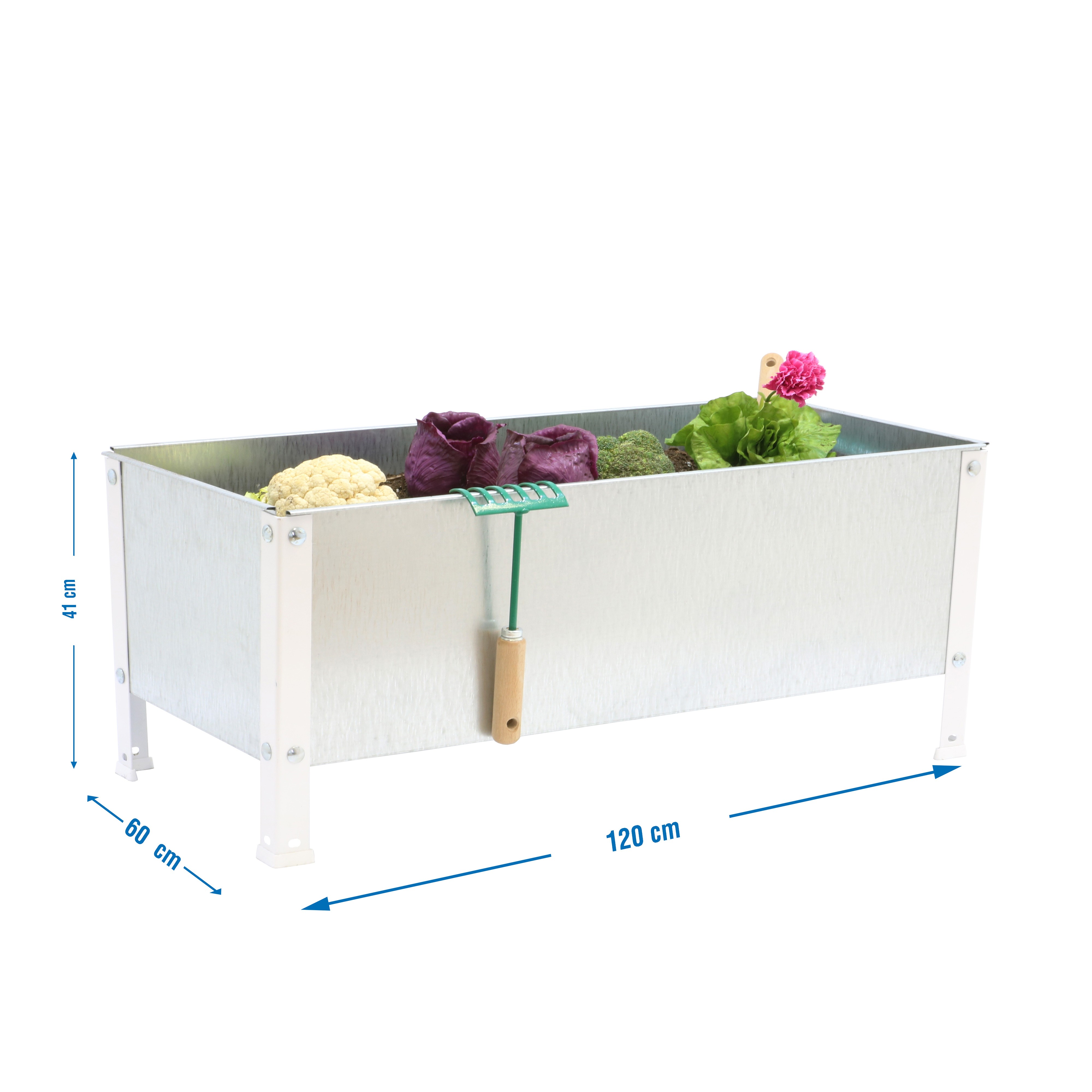Estantería SIMONRACK Simongarden urban 410x1200x600 blanc/galv-200l