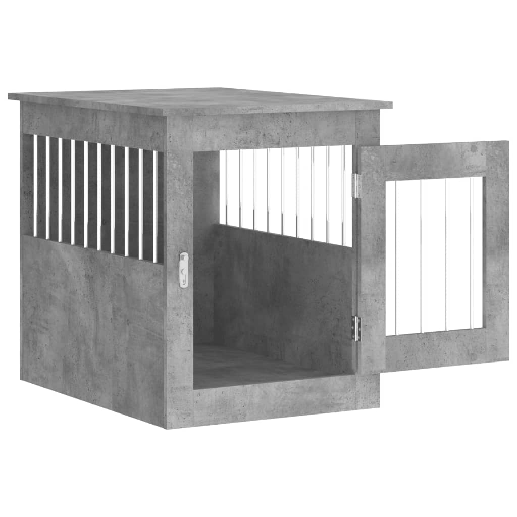 vidaXL Jaula para Perros Caseta Perrera Refugio Madera de Ingeniería Color Roble Sonoma,  Blanco,  Gris sonoma y mas