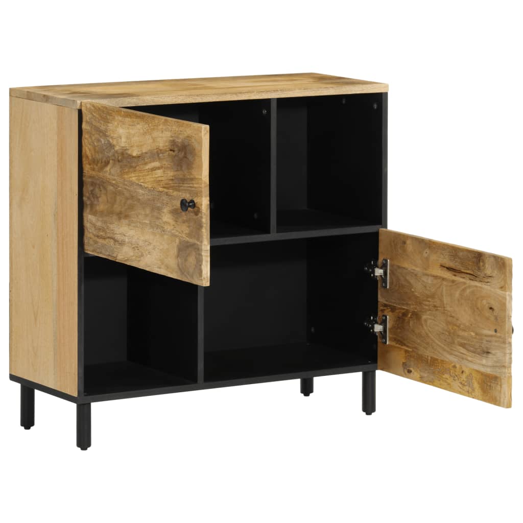 Vidaxl Aparador Madera Maciza Mango 80x33x75 Cm
