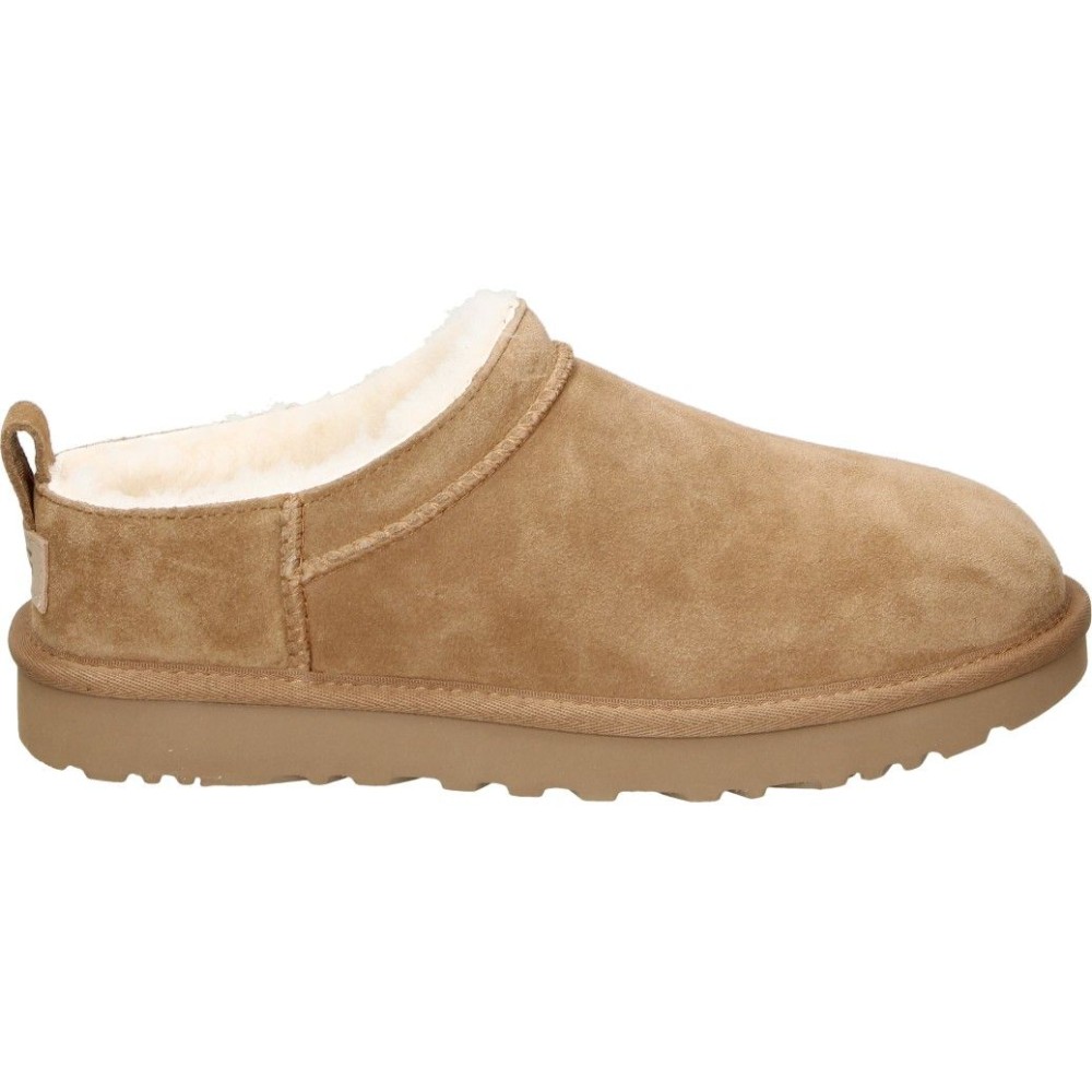 UGG | Botas Australianas UGG Classic Micro para Mujer – Botines en Color Marrón Sand – Botas sin Cierre – Slip On – Resistente al Agua – Borreguito de Piel de Oveja – Cómodas y Versátiles – Moda