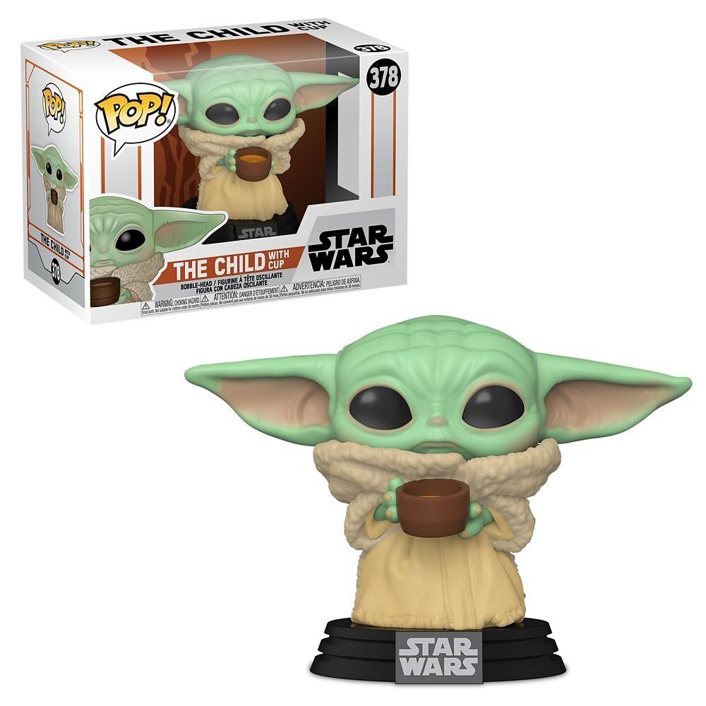 The Mandalorian - El Niño (Bebé Yoda) con Copa, 49933, Nº378, MUÑECO, JUGUETES, ENVÍO URGENTE 24-48 HORAS PENÍNSULA, CABEZÓN