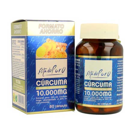 Estado Puro Curcuma 80Cap. 10.000Mg. Estado Puro..