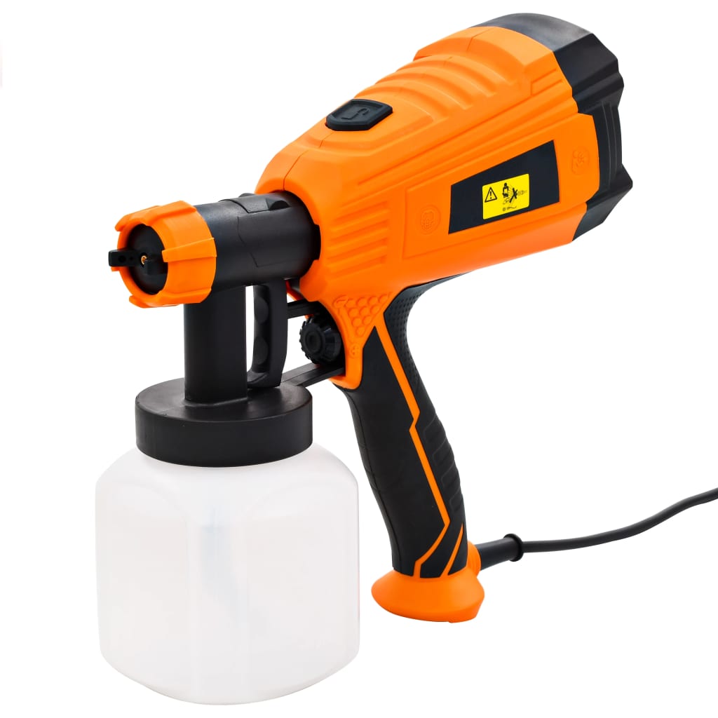 vidaXL Pistola de pintura eléctrica con 3 tamaños boquilla 500W 800ml