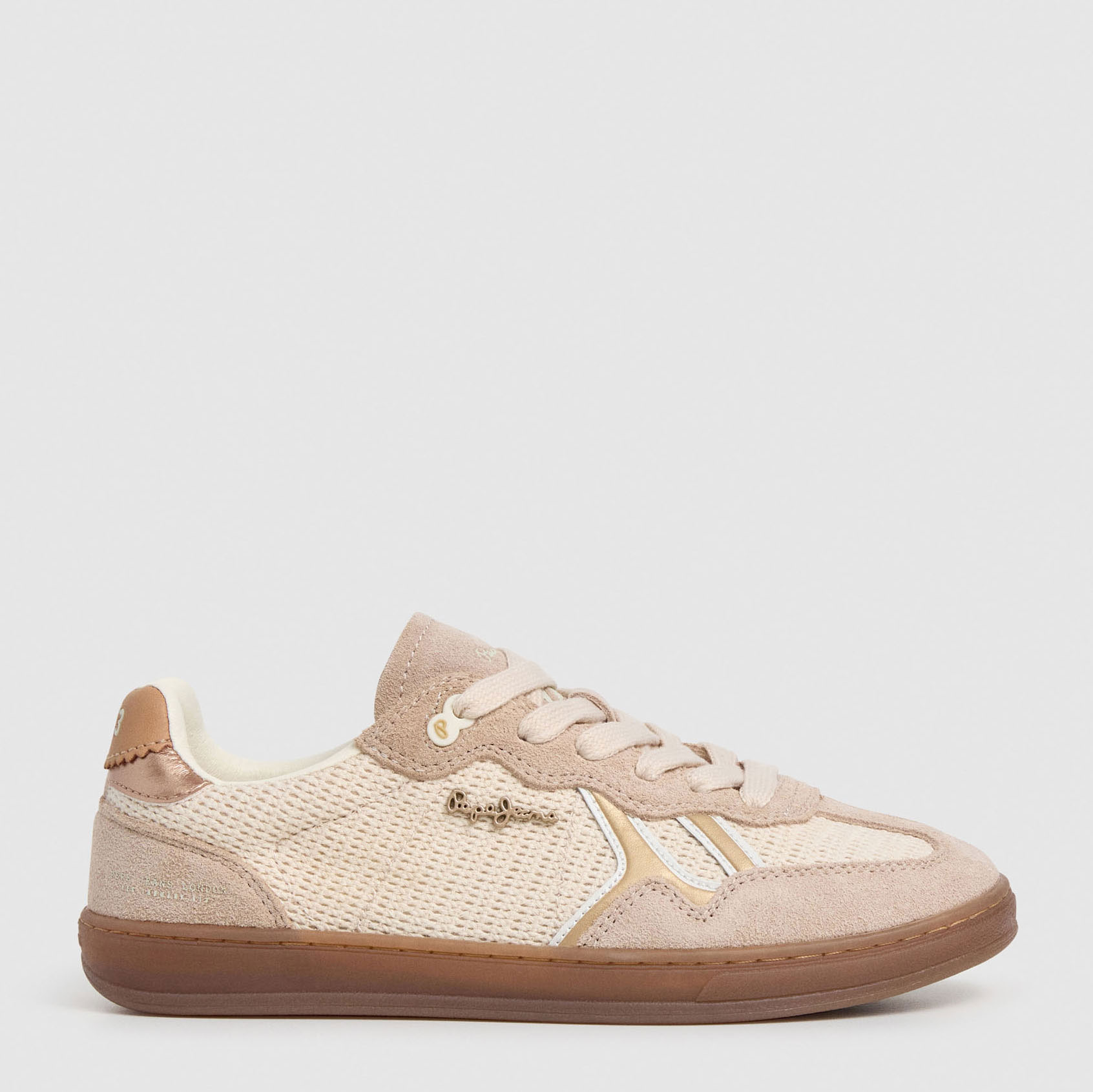 Pepe Jeans Zapatilla de piel estilo retro PLS000026-814 , para Mujer