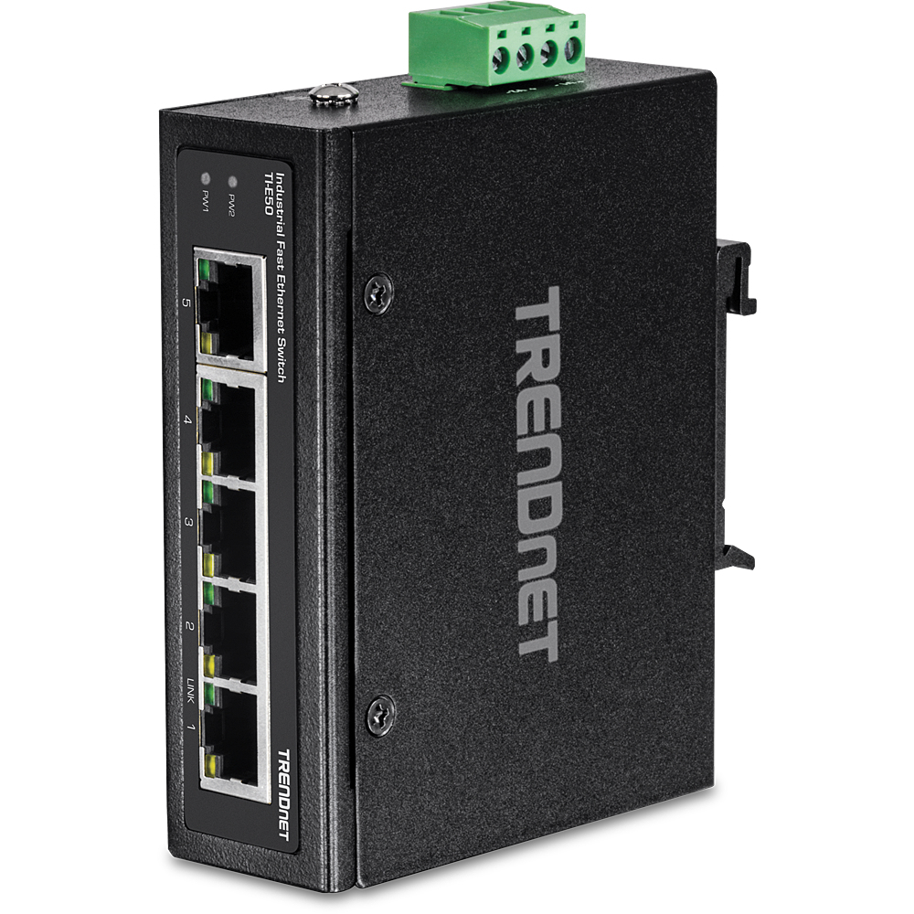 Trendnet TI-E50 switch Fast Ethernet (10/100) Negro