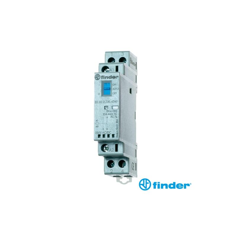 Finder Contactor 25Amp DPST-NA 2 Circuitos Abiertos