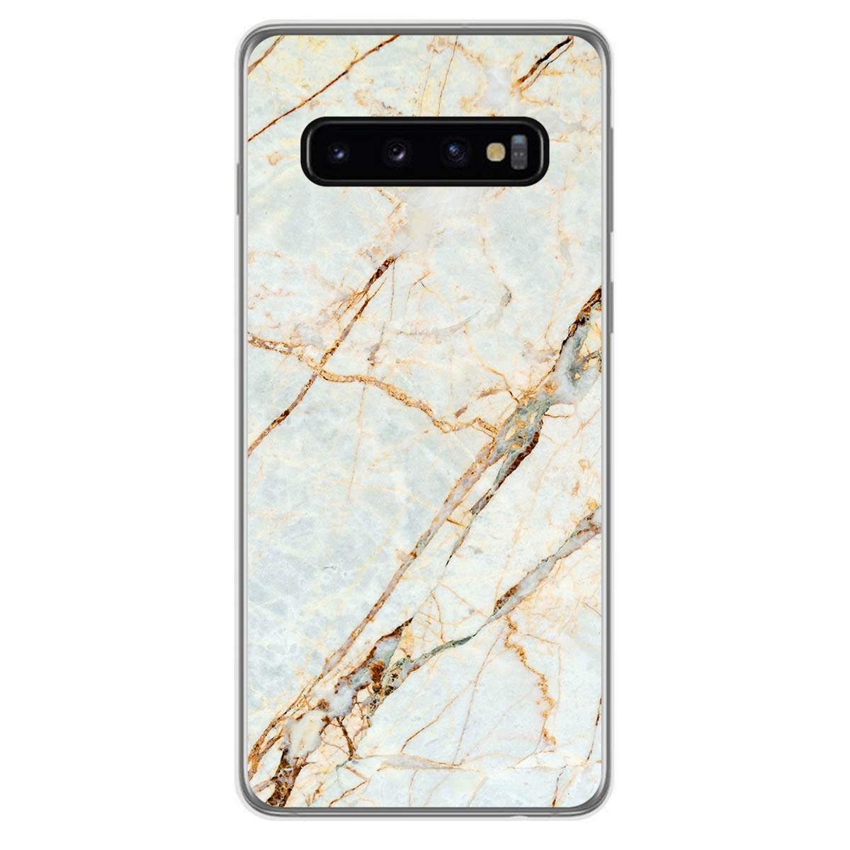 Tumundosmartphone Funda Gel Tpu para Samsung Galaxy S10 diseño Mármol 13 Dibujos