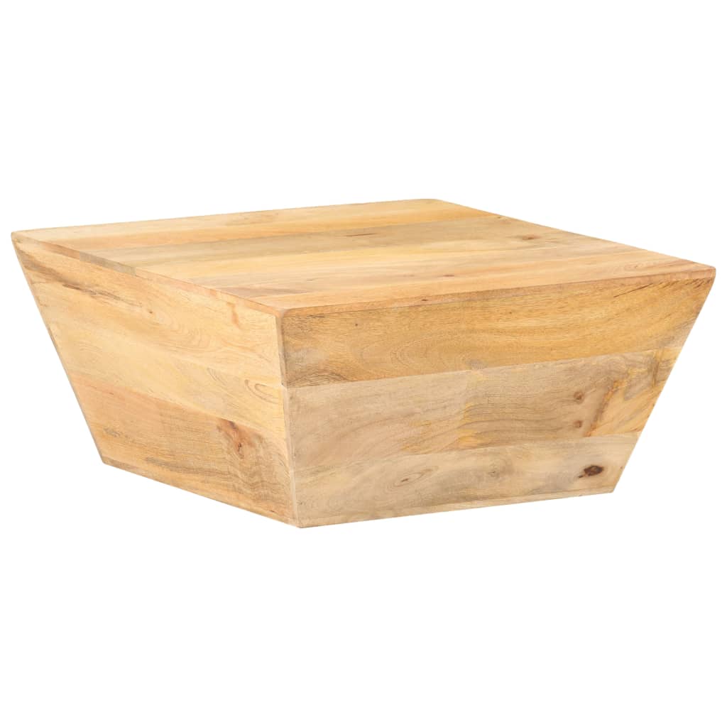 Mesa de Centro Vidaxl Forma de V 66x66x30 Cm Madera Maciza de Mango y Acacia