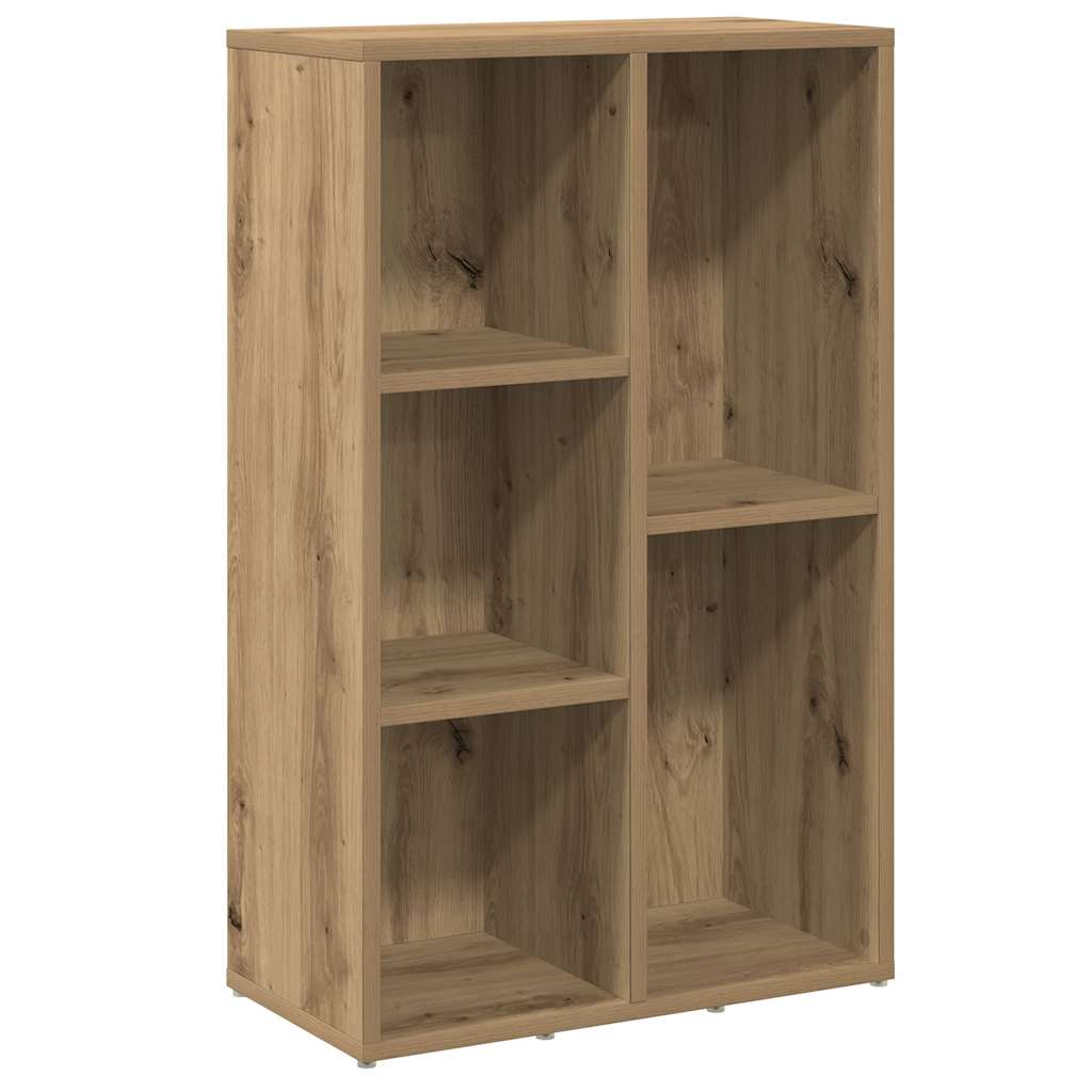 vidaXL Estantería madera de ingeniería 50x25x80 cm Multicolor