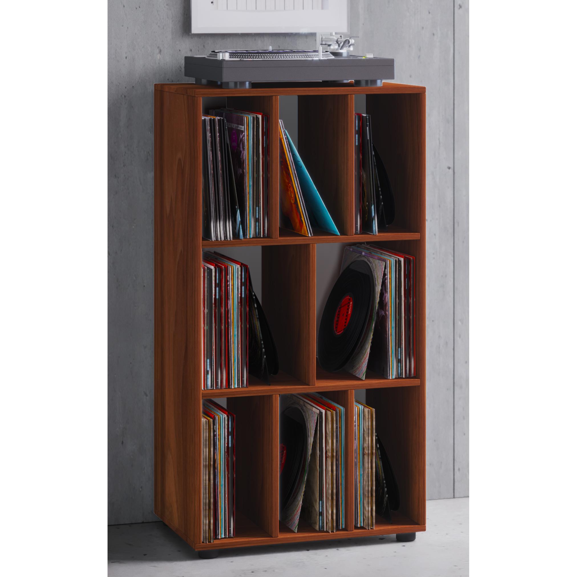 Aparador de madera para discos LP estante archivador Woltino Aparador de madera para discos LP estante archivador Woltino